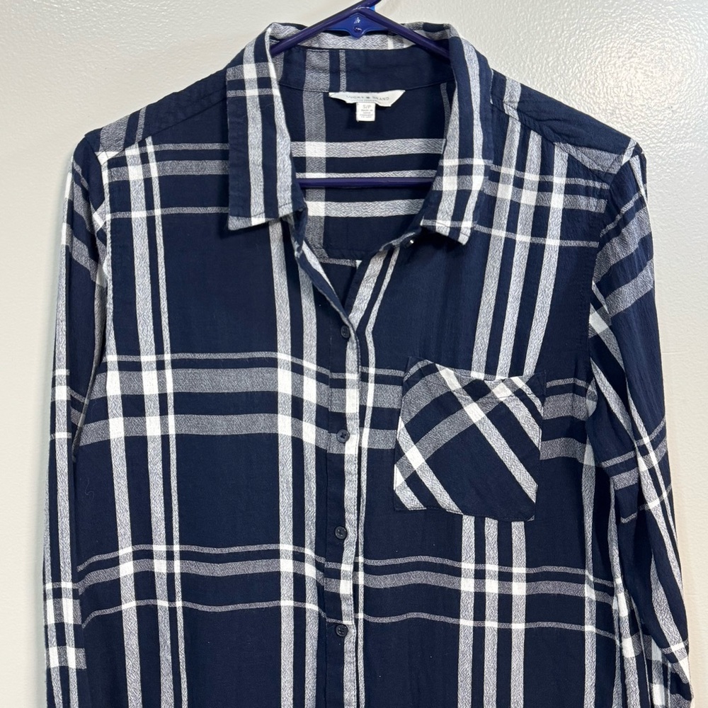 Lucky Brand Woman's Flannel Button-down